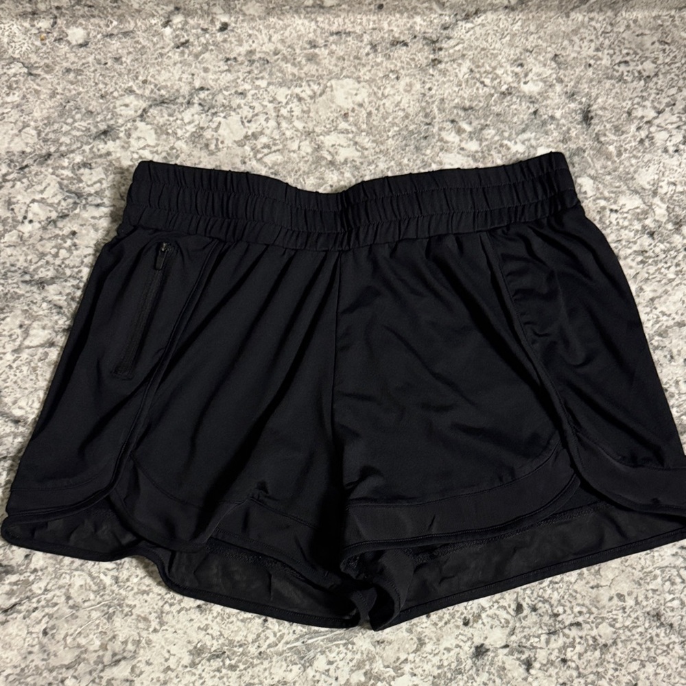 Wander Black Women's Athletic Shorts